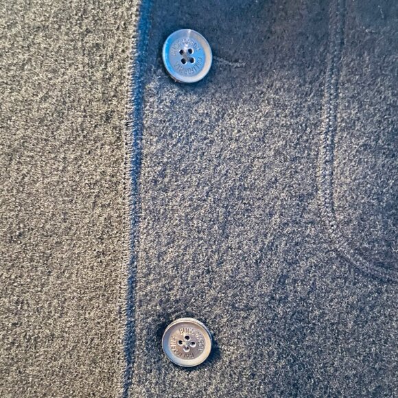 Buck Mason Black Felted Wool Chore Coat Mens Medium - Picture 5 of 7